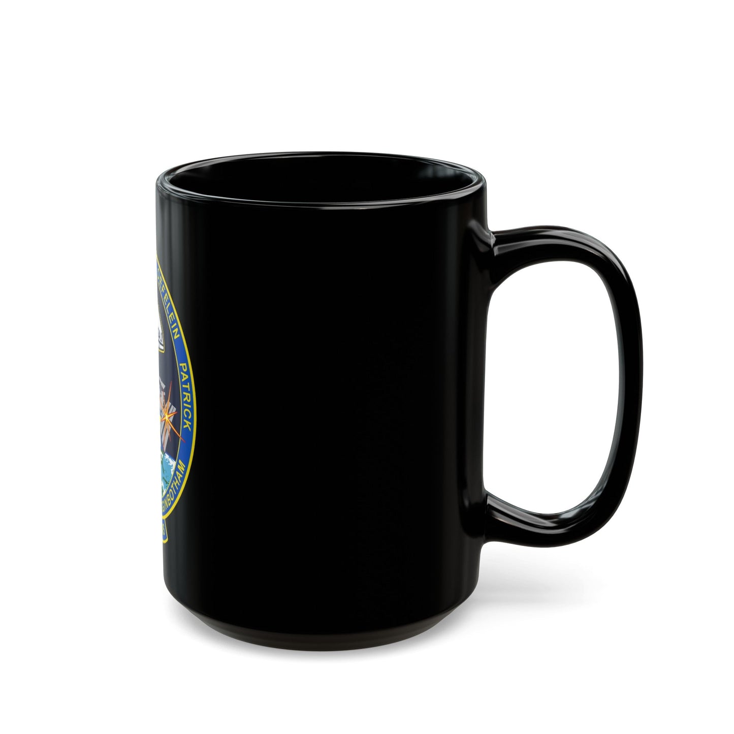 STS 116 (NASA) Black Coffee Mug-The Sticker Space