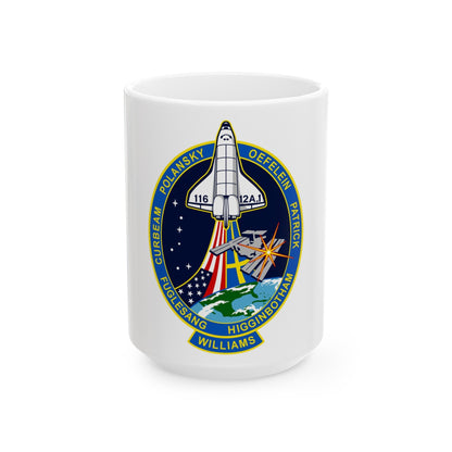 STS 116 (NASA) White Coffee Mug-15oz-The Sticker Space