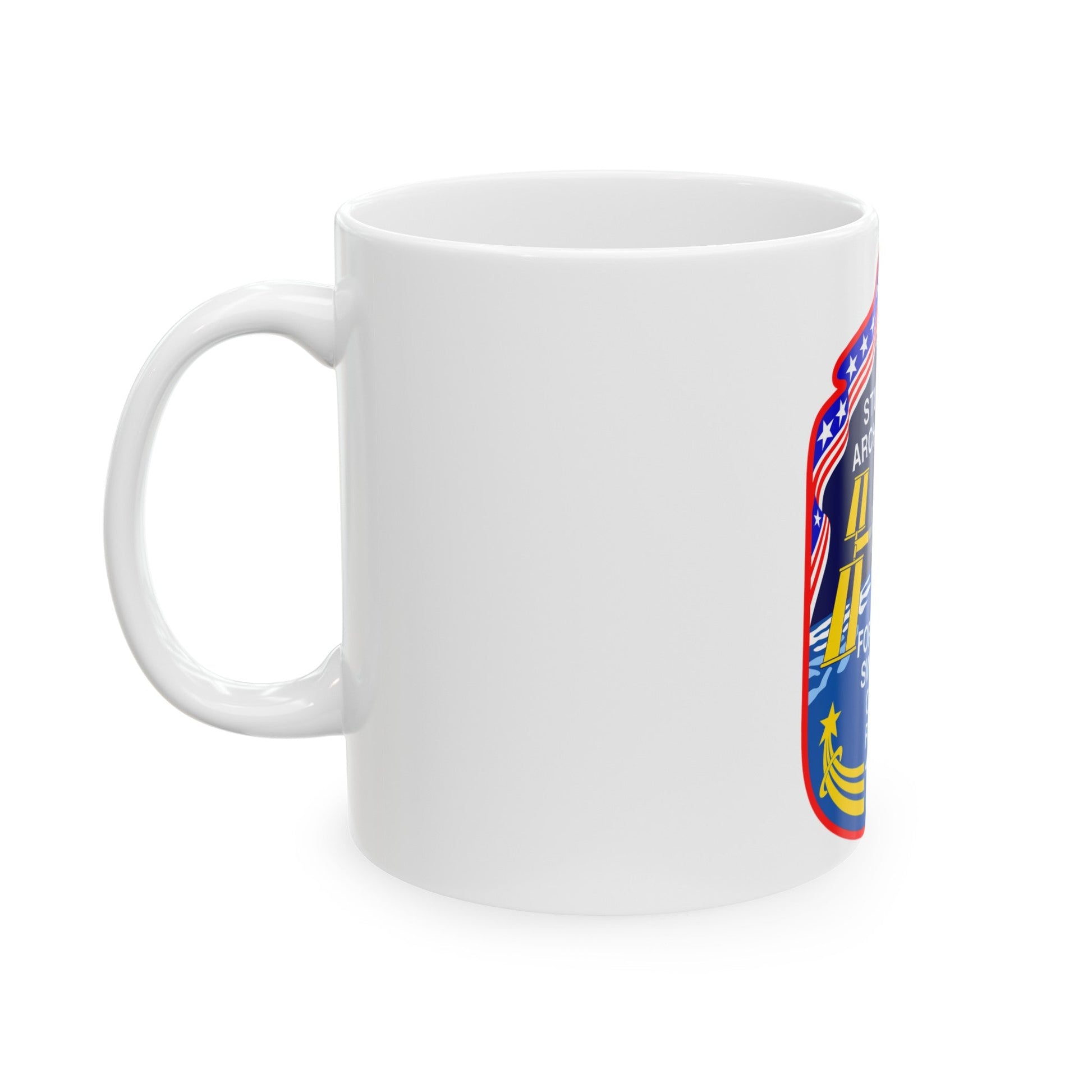 STS 117 (NASA) White Coffee Mug-The Sticker Space