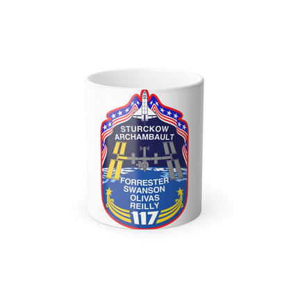 STS 117 Patch NASA - Color Changing Mug 11oz-11oz-The Sticker Space