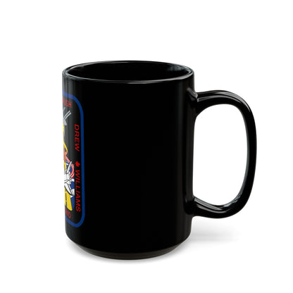 STS 118 (NASA) Black Coffee Mug-The Sticker Space