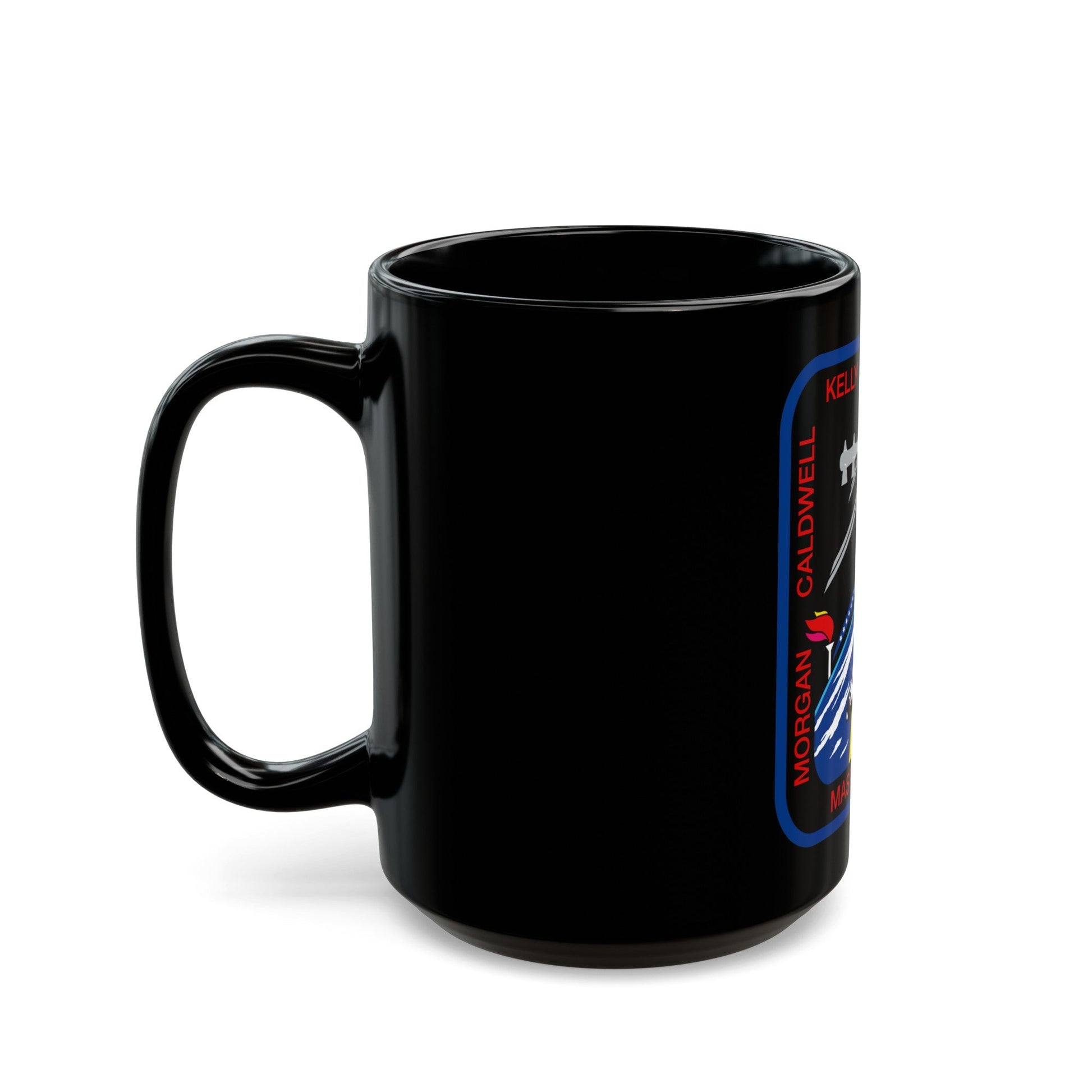 STS 118 (NASA) Black Coffee Mug-The Sticker Space