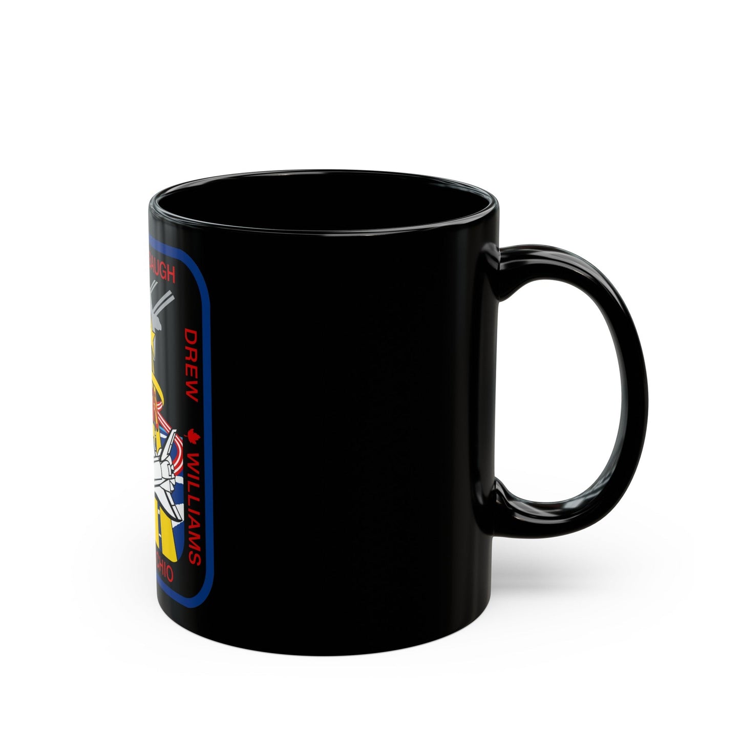 STS 118 (NASA) Black Coffee Mug-The Sticker Space