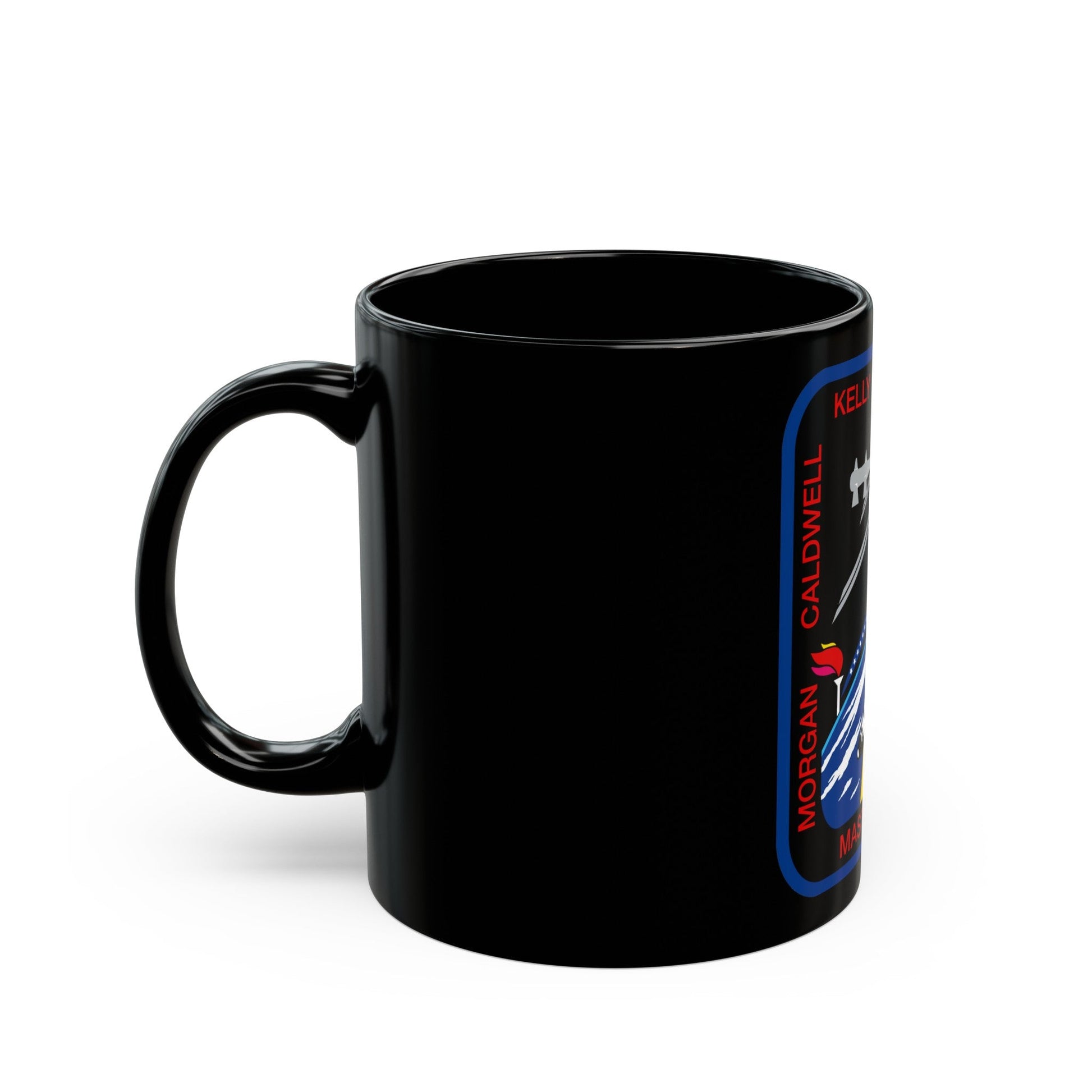 STS 118 (NASA) Black Coffee Mug-The Sticker Space