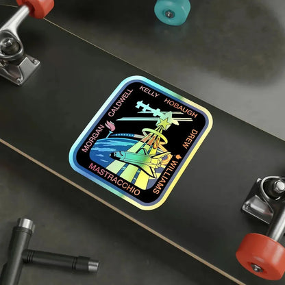 STS 118 (NASA) Holographic STICKER Die-Cut Vinyl Decal - The Sticker Space