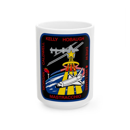 STS 118 (NASA) White Coffee Mug-15oz-The Sticker Space