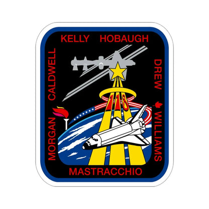 STS 118 Patch NASA STICKER Vinyl Die-Cut Decal 3 Inch - The Sticker Space