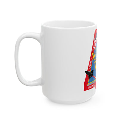 STS 119 (NASA) White Coffee Mug-The Sticker Space