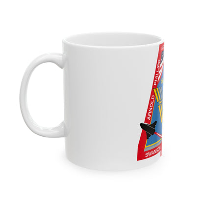 STS 119 (NASA) White Coffee Mug-The Sticker Space