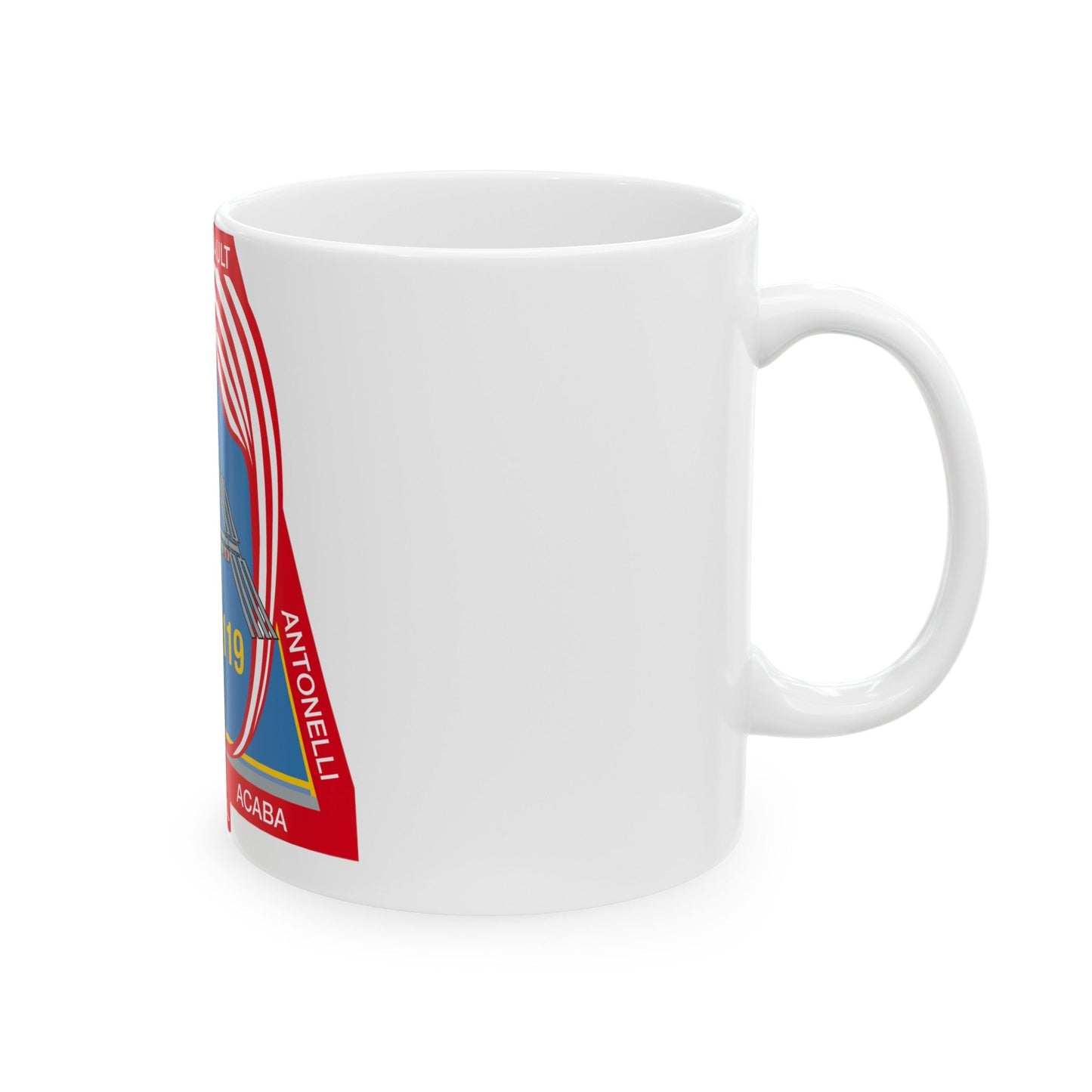 STS 119 (NASA) White Coffee Mug-The Sticker Space