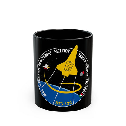 STS 120 (NASA) Black Coffee Mug-11oz-The Sticker Space