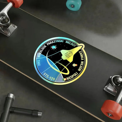 STS 120 (NASA) Holographic STICKER Die-Cut Vinyl Decal - The Sticker Space