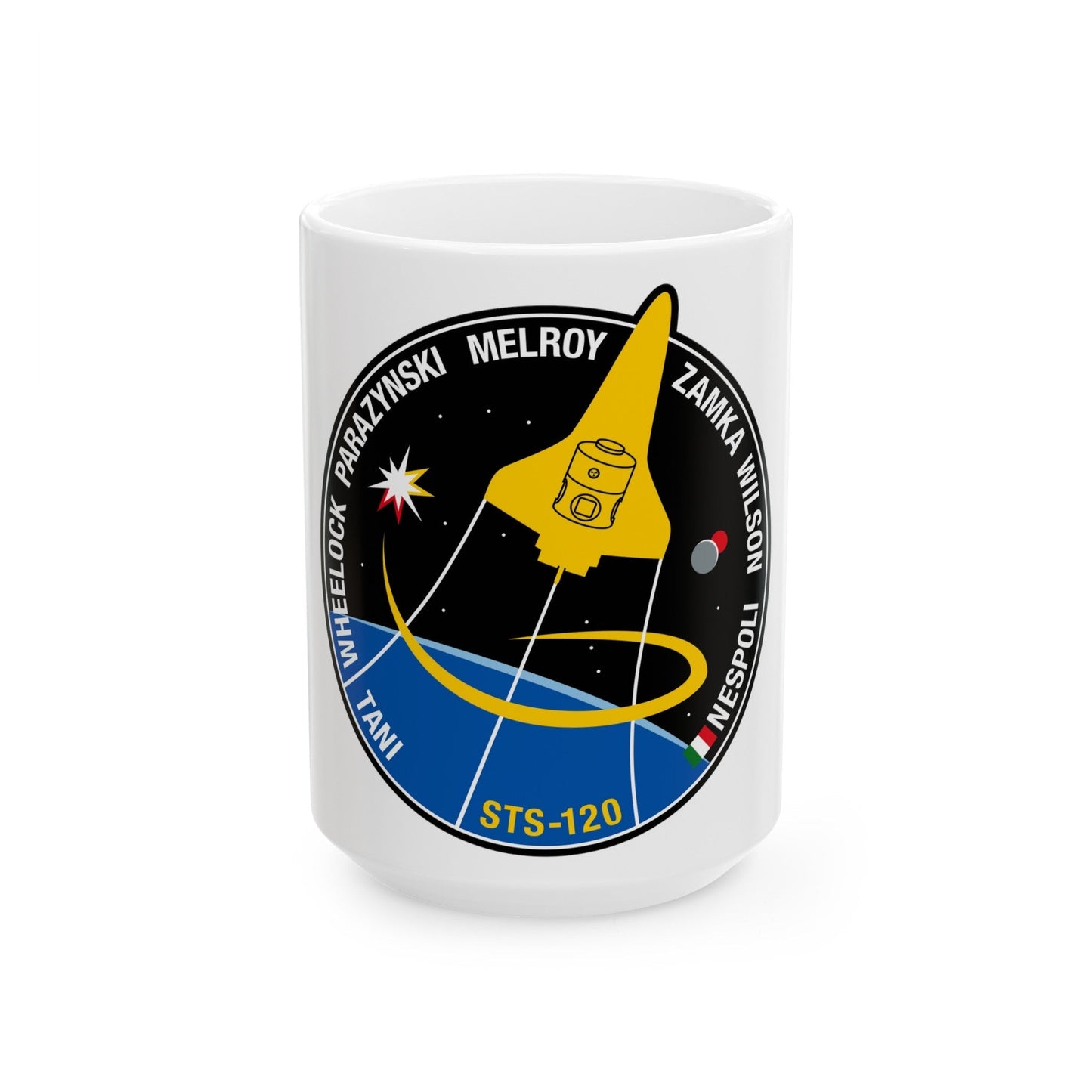 STS 120 (NASA) White Coffee Mug-15oz-The Sticker Space