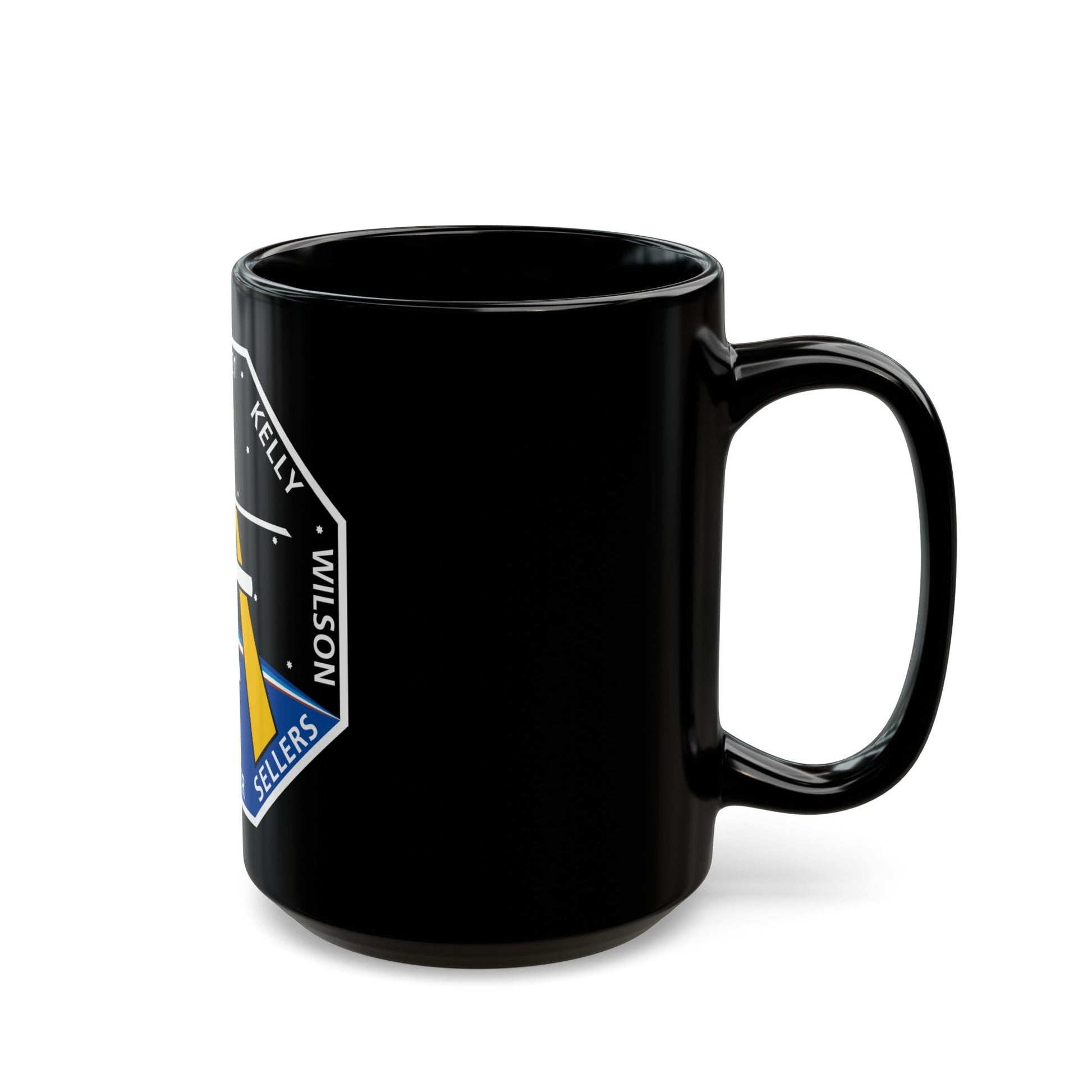 STS 121 (NASA) Black Coffee Mug-The Sticker Space