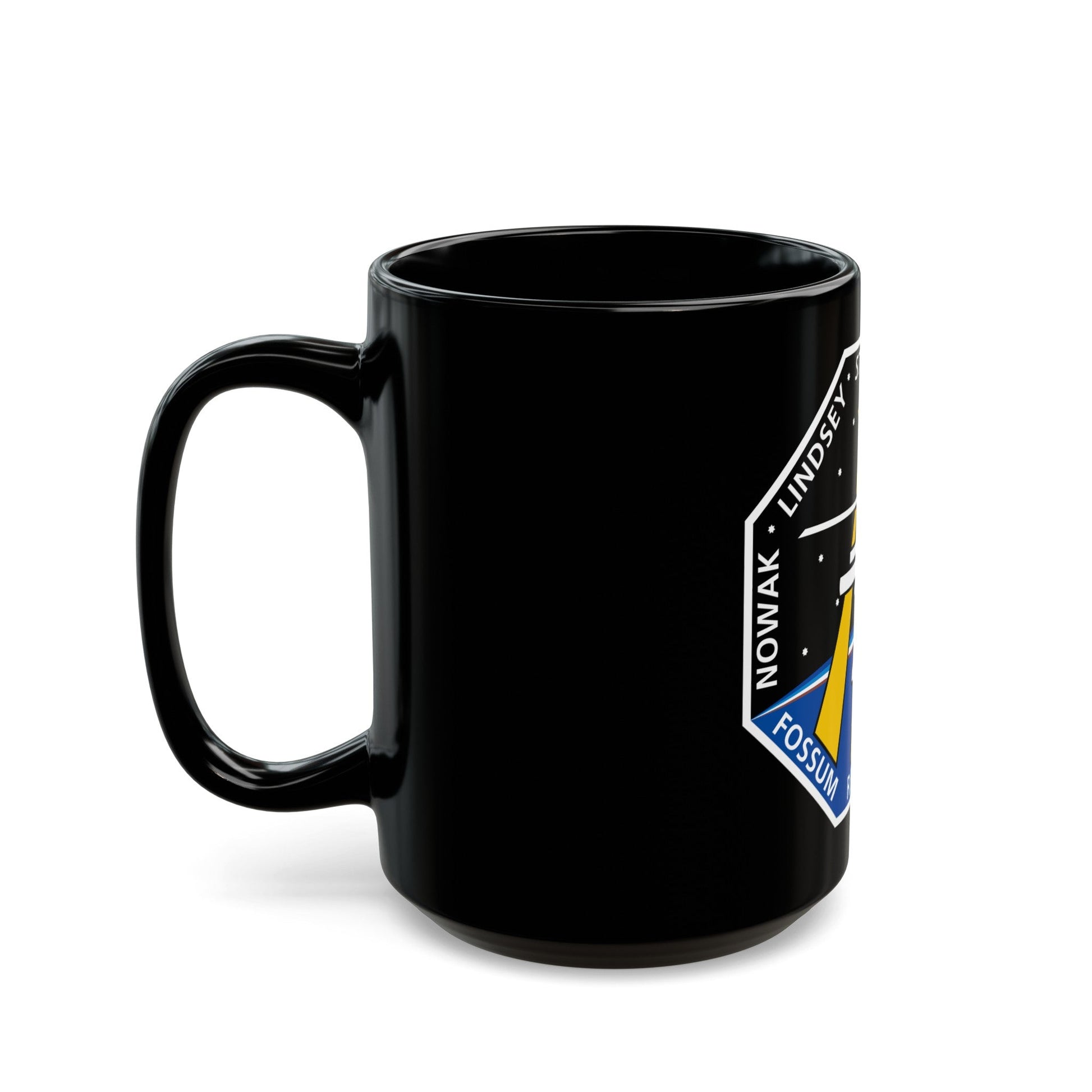 STS 121 (NASA) Black Coffee Mug-The Sticker Space