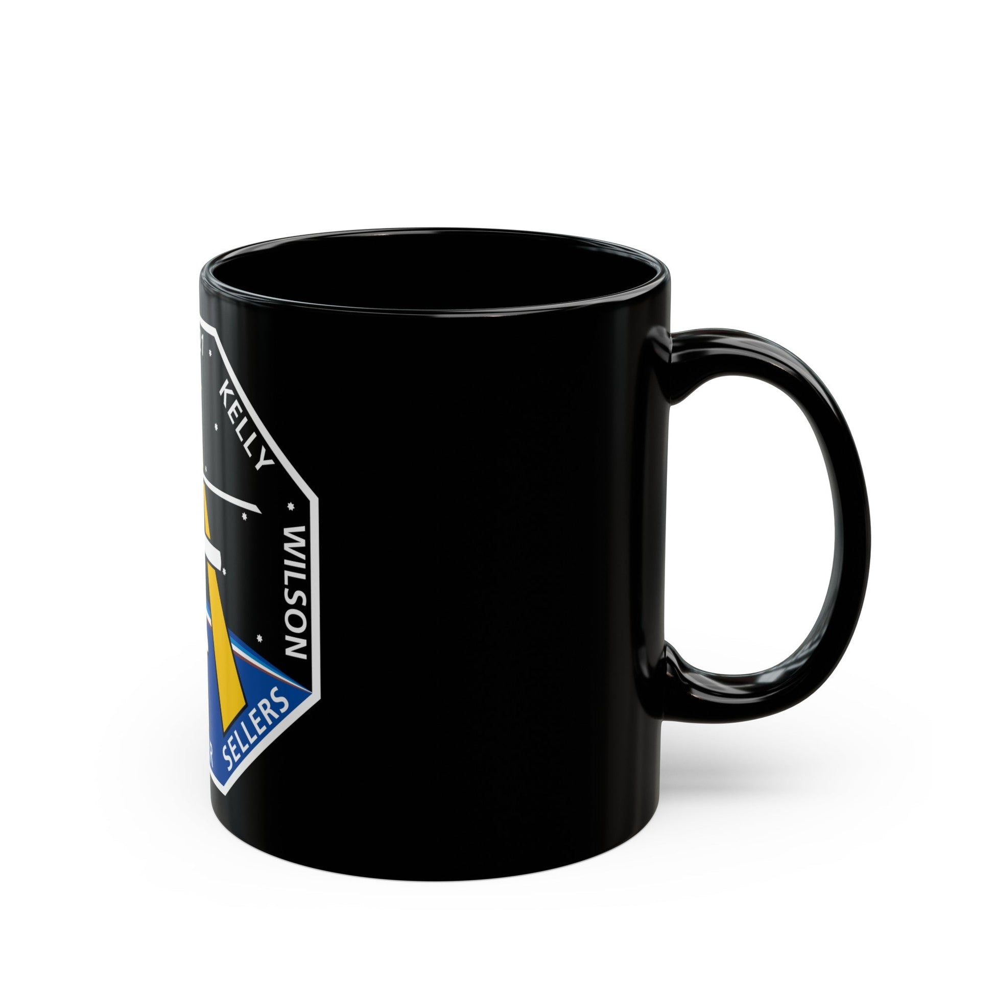 STS 121 (NASA) Black Coffee Mug-The Sticker Space