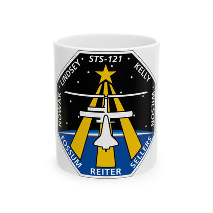 STS 121 (NASA) White Coffee Mug-11oz-The Sticker Space