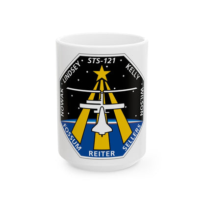 STS 121 (NASA) White Coffee Mug-15oz-The Sticker Space