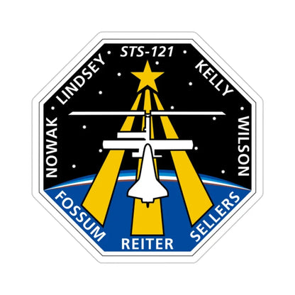 STS 121 Patch NASA STICKER Vinyl Die-Cut Decal 2 Inch - The Sticker Space