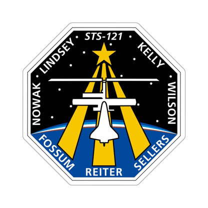 STS 121 Patch NASA STICKER Vinyl Die-Cut Decal-6 Inch-The Sticker Space