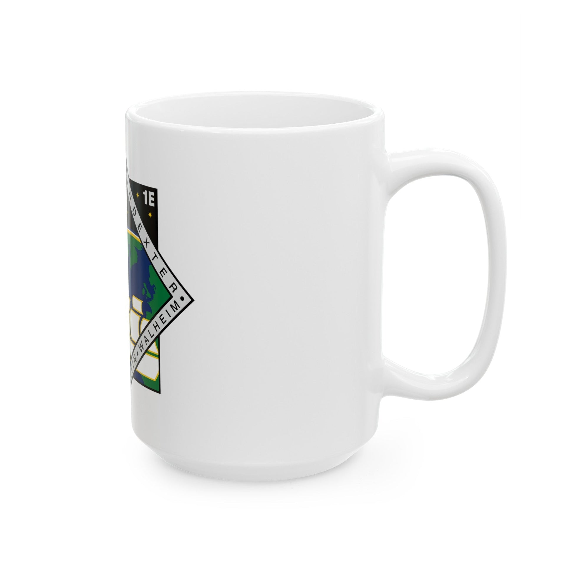 STS 122 (NASA) White Coffee Mug-The Sticker Space