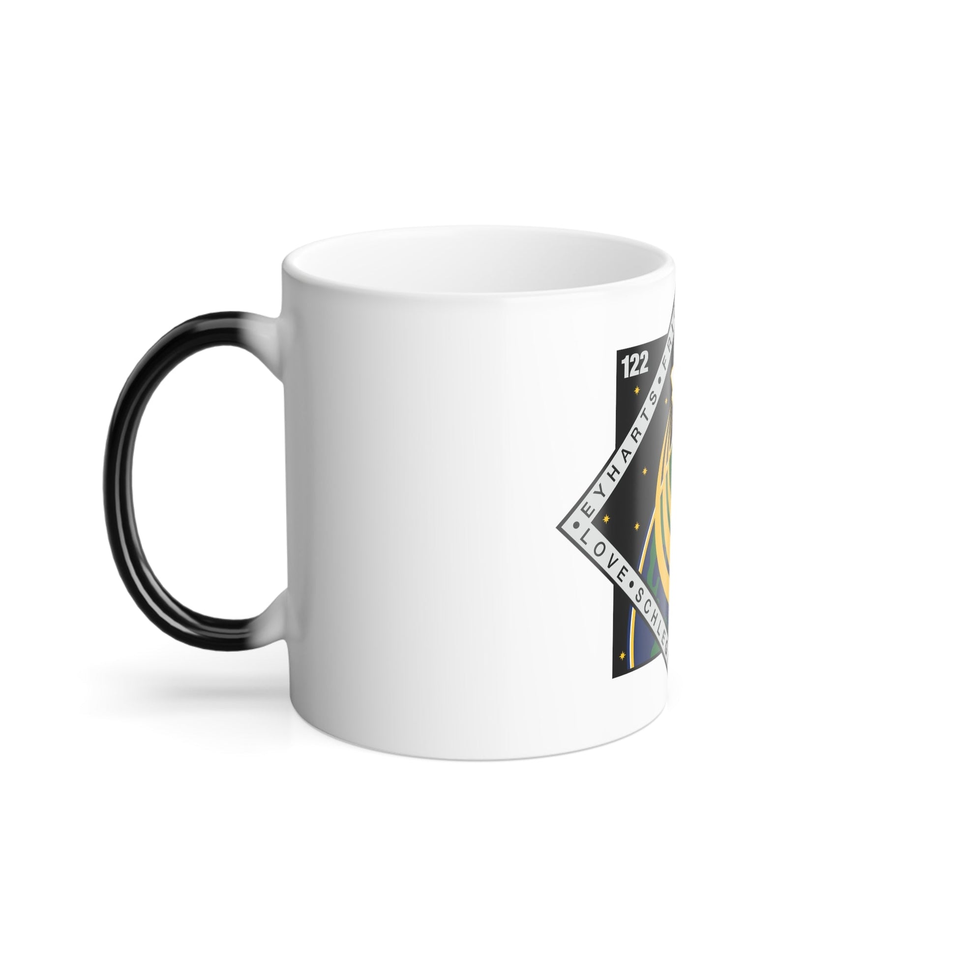 STS 122 Patch NASA - Color Changing Mug 11oz-11oz-The Sticker Space