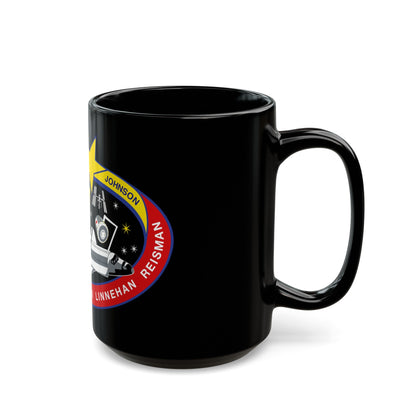 STS 123 (NASA) Black Coffee Mug-The Sticker Space