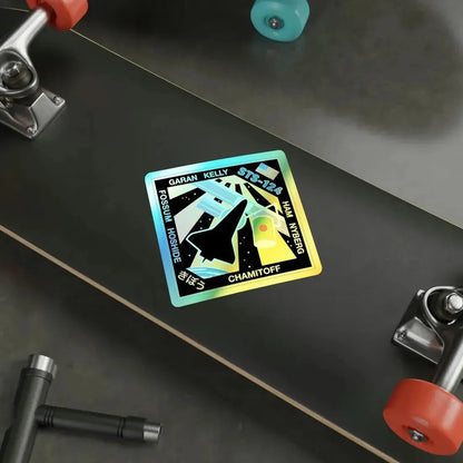 STS 124 (NASA) Holographic STICKER Die-Cut Vinyl Decal - The Sticker Space