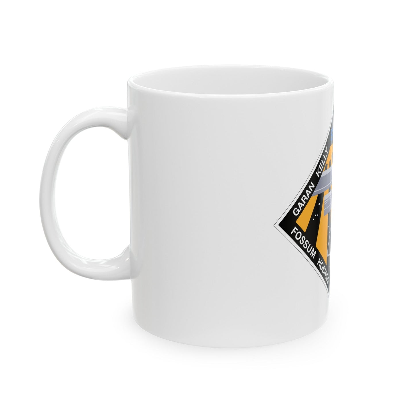 STS 124 (NASA) White Coffee Mug-The Sticker Space