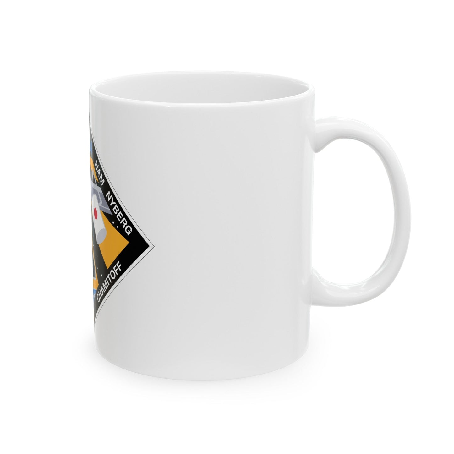 STS 124 (NASA) White Coffee Mug-The Sticker Space