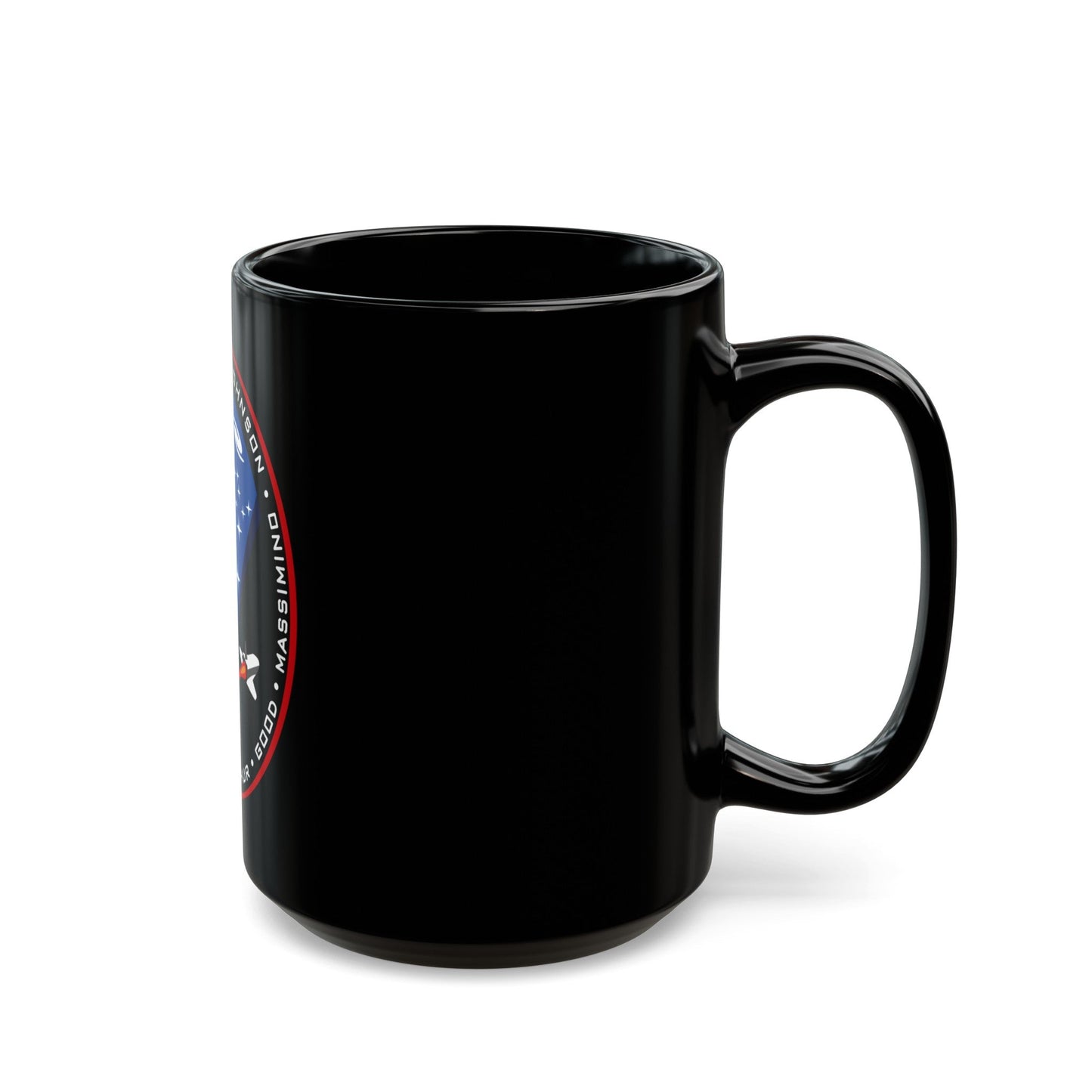 STS 125 (NASA) Black Coffee Mug-The Sticker Space