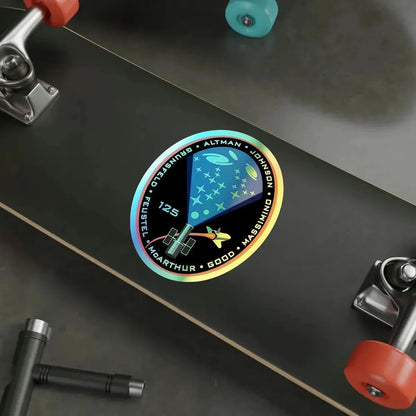 STS 125 (NASA) Holographic STICKER Die-Cut Vinyl Decal - The Sticker Space