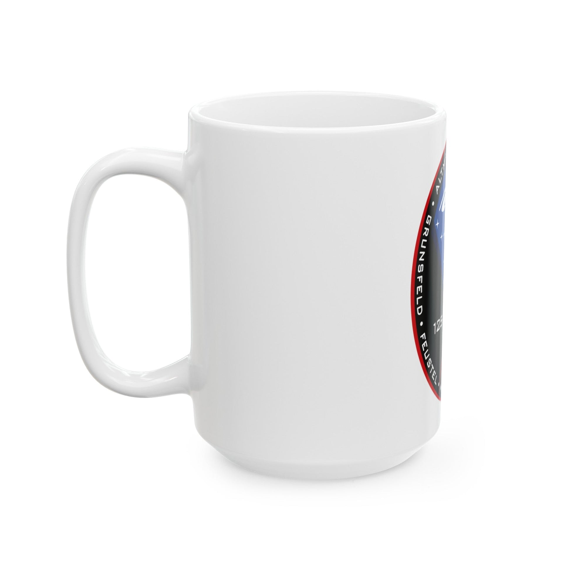 STS 125 (NASA) White Coffee Mug-The Sticker Space