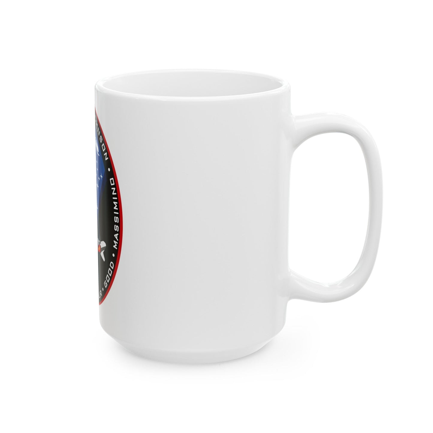 STS 125 (NASA) White Coffee Mug-The Sticker Space