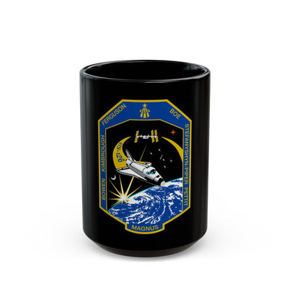 STS 126 (NASA) Black Coffee Mug-15oz-The Sticker Space