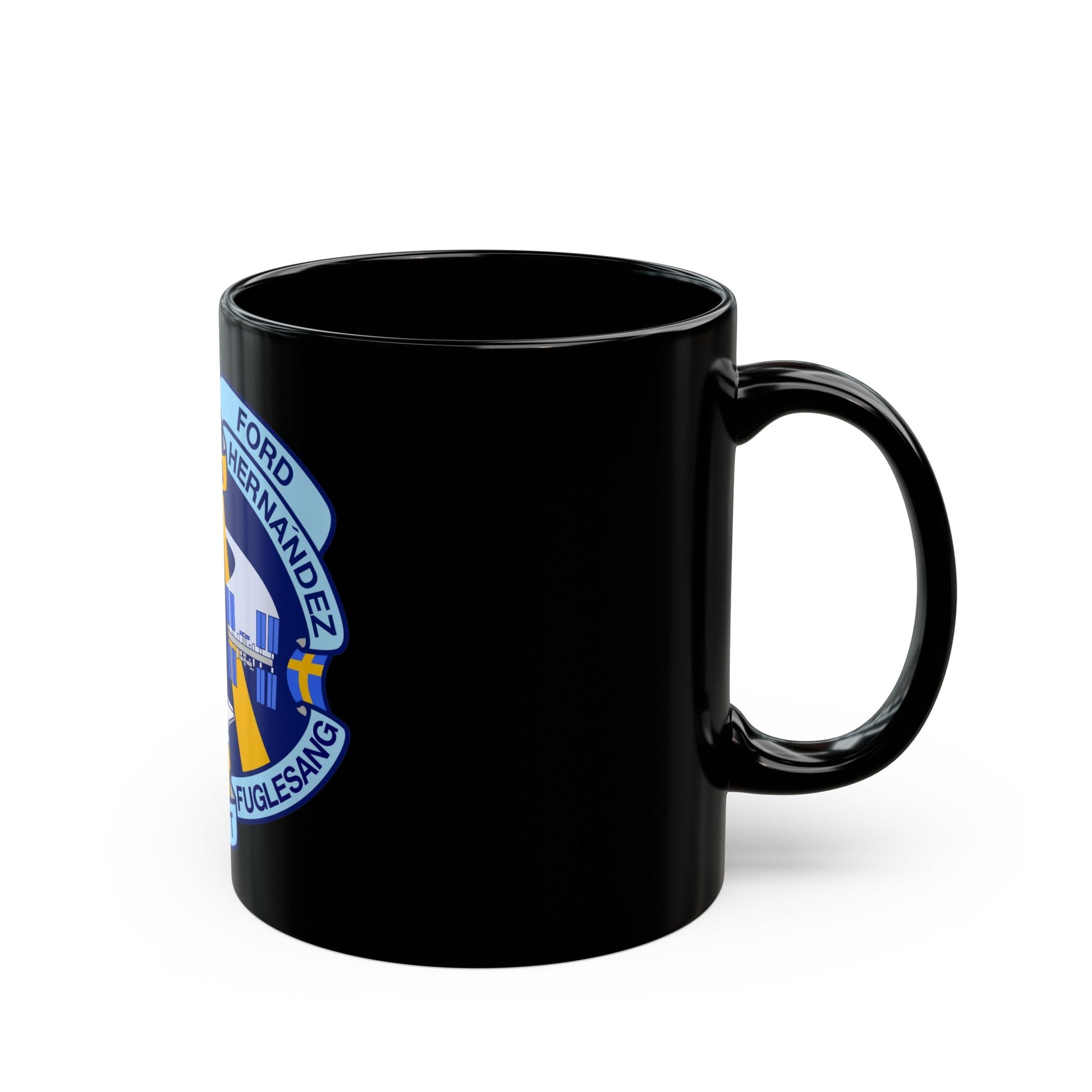 STS 128 (NASA) Black Coffee Mug-The Sticker Space