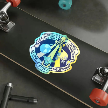 STS 128 (NASA) Holographic STICKER Die-Cut Vinyl Decal - The Sticker Space