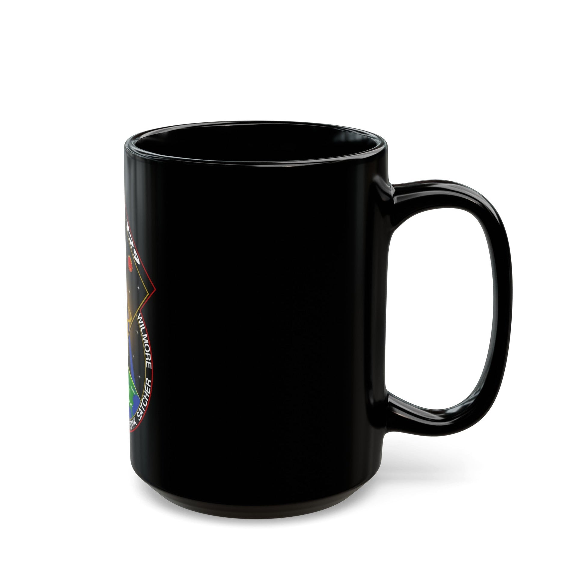 STS 129 (NASA) Black Coffee Mug-The Sticker Space