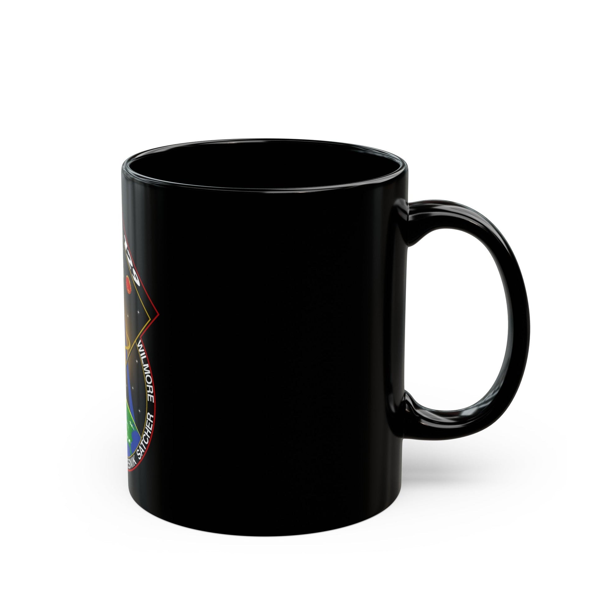 STS 129 (NASA) Black Coffee Mug-The Sticker Space