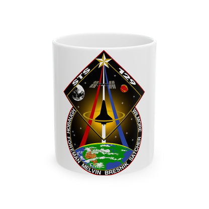 STS 129 (NASA) White Coffee Mug-11oz-The Sticker Space