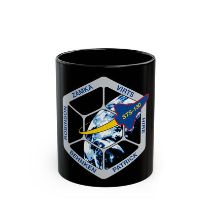 STS 130 (NASA) Black Coffee Mug-11oz-The Sticker Space