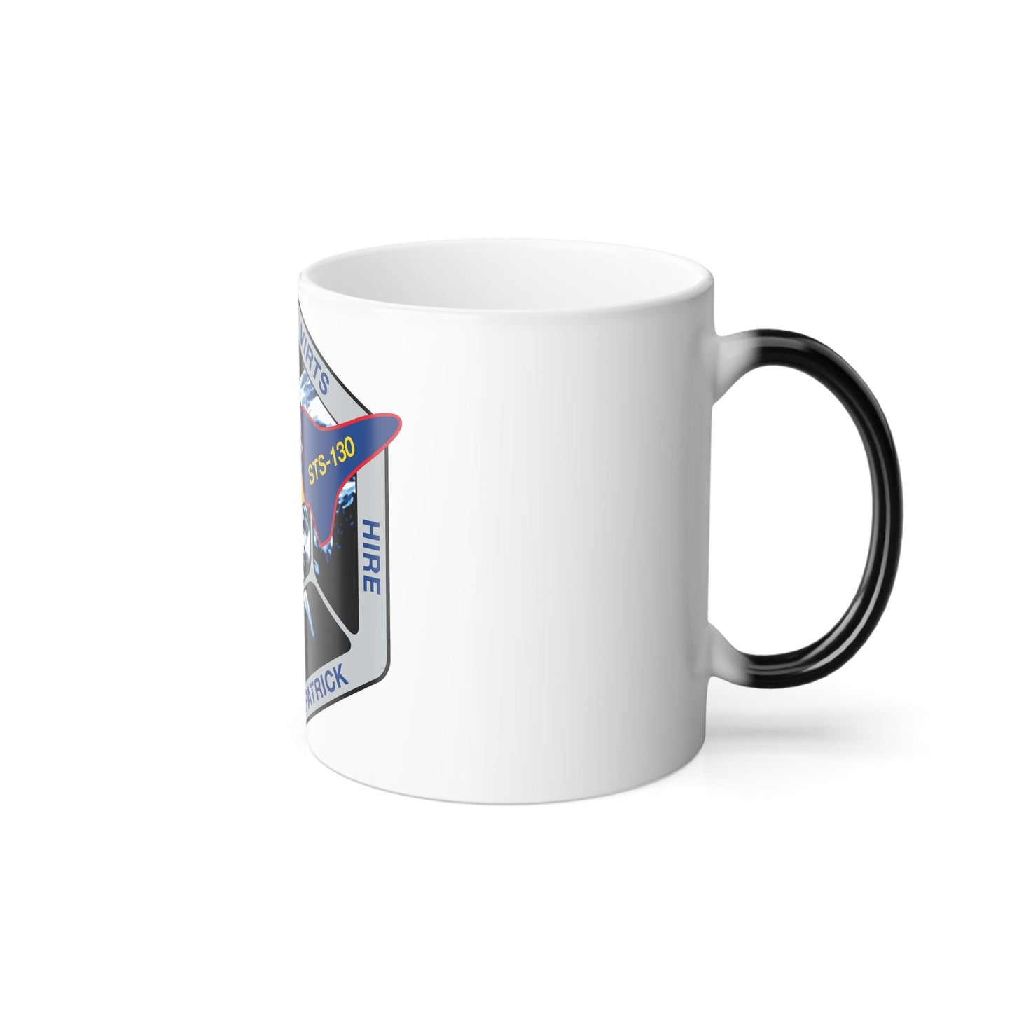 STS 130 Patch NASA - Color Changing Mug 11oz-11oz-The Sticker Space