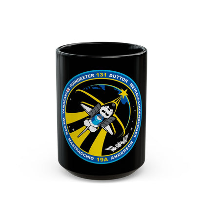 STS 131 (NASA) Black Coffee Mug-15oz-The Sticker Space