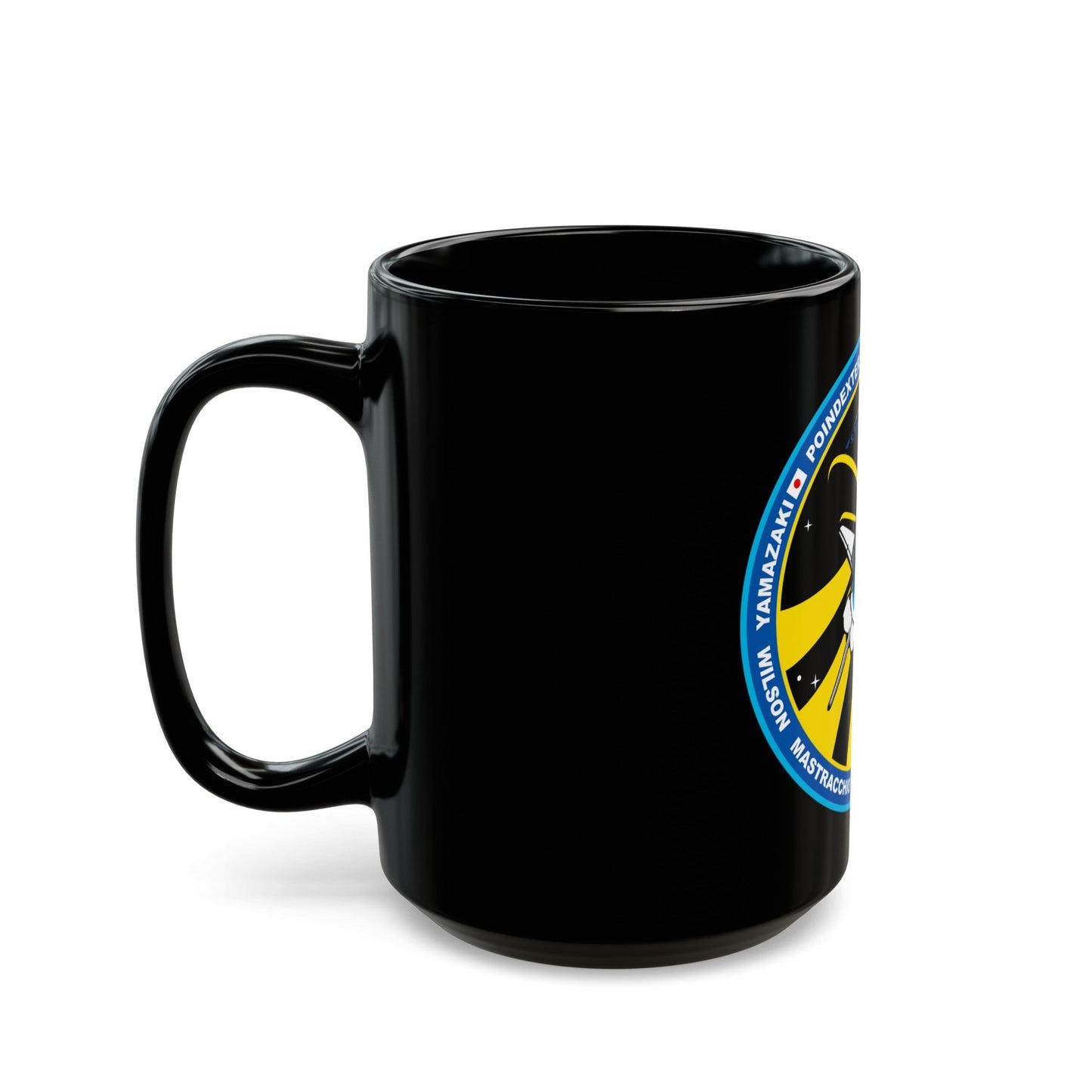 STS 131 (NASA) Black Coffee Mug-The Sticker Space