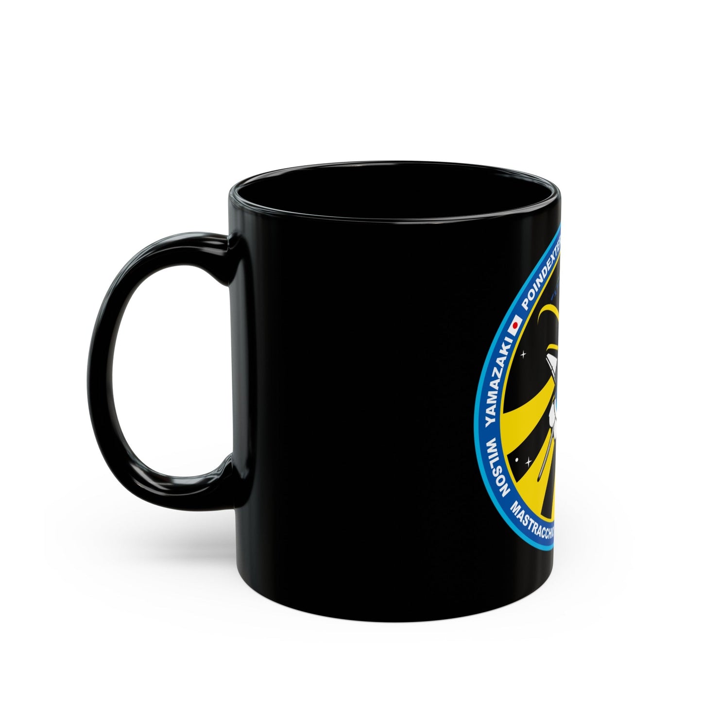 STS 131 (NASA) Black Coffee Mug-The Sticker Space