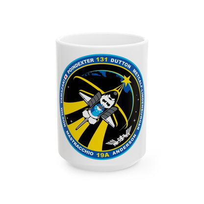 STS 131 (NASA) White Coffee Mug-15oz-The Sticker Space