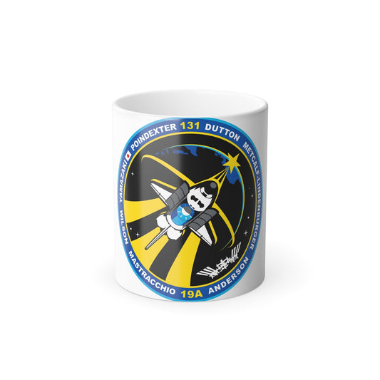 STS 131 Patch NASA - Color Changing Mug 11oz-11oz-The Sticker Space