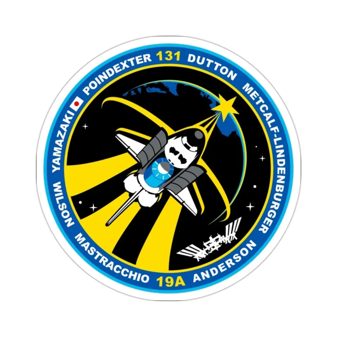 STS 131 Patch NASA STICKER Vinyl Die-Cut Decal 2 Inch - The Sticker Space