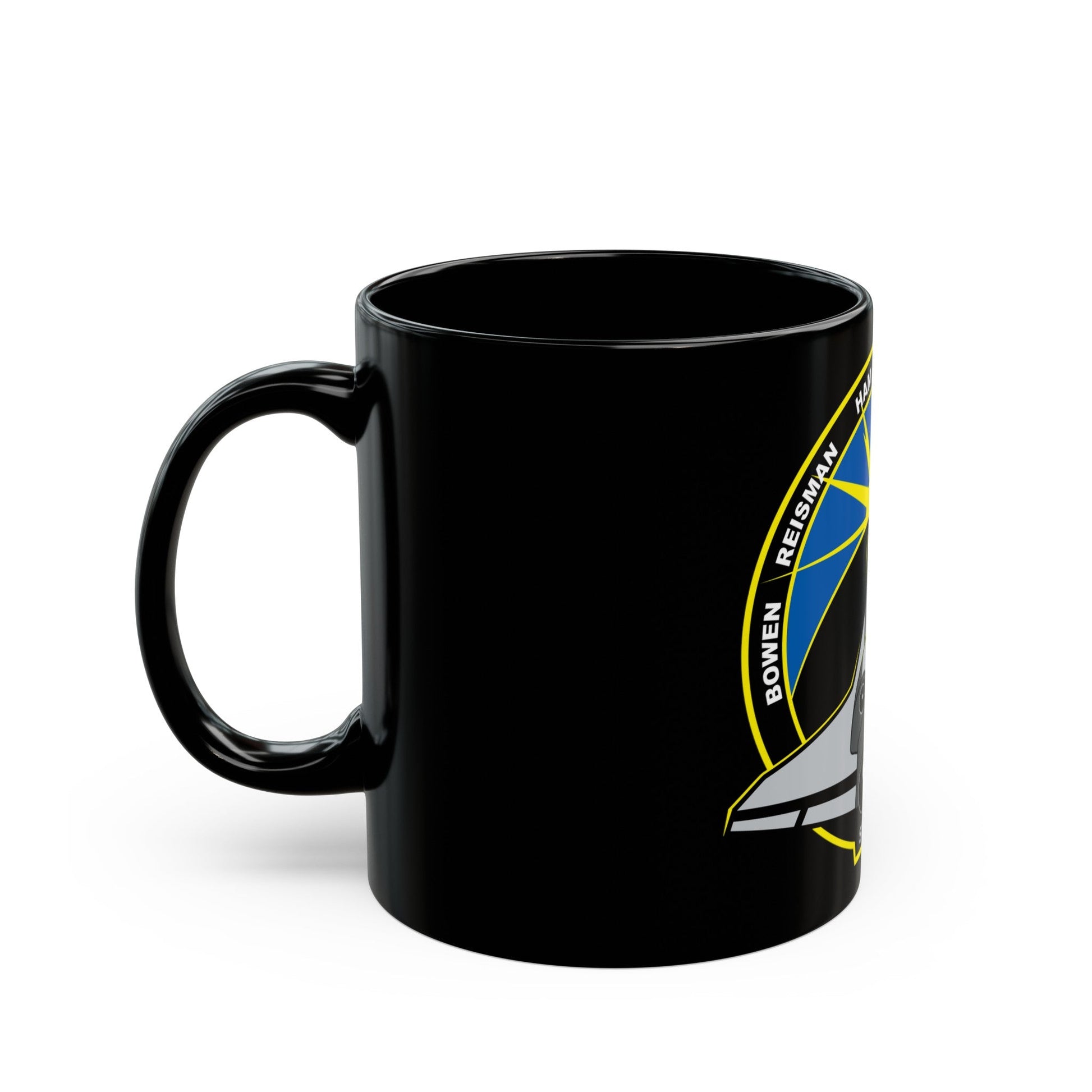 STS 132 (NASA) Black Coffee Mug-The Sticker Space