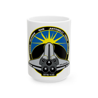 STS 132 (NASA) White Coffee Mug-15oz-The Sticker Space